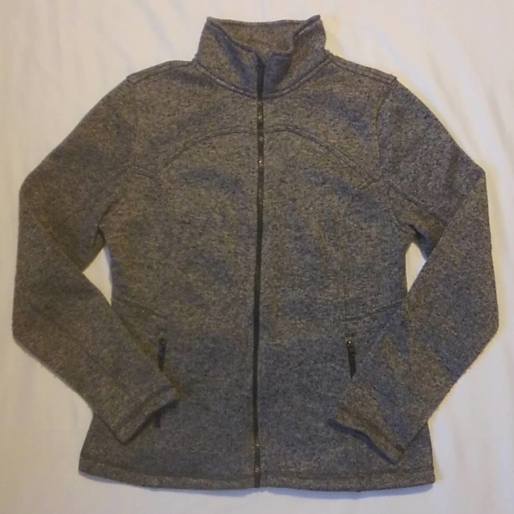 Evertek Grey Fleece Lined Full Zip Jacket M